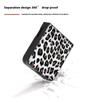 For Motorola Razr 60 Ultra 5G Case Black Edge Leather+PC Leopard Pattern Phone Cover