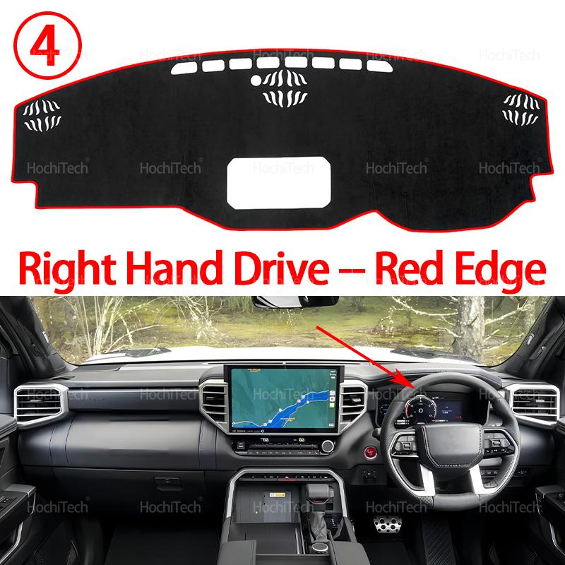 

Противоскользящий коврик на панель приборов, коврик, солнцезащитный коврик, Dashmat, аксессуар для Toyota Tundra XK70 2022 2023 2024 2025-настоящее время