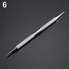 Non-Slip Stainless Steel Pimple Popper Acne Blackhead Removal Needle Tool Silver
