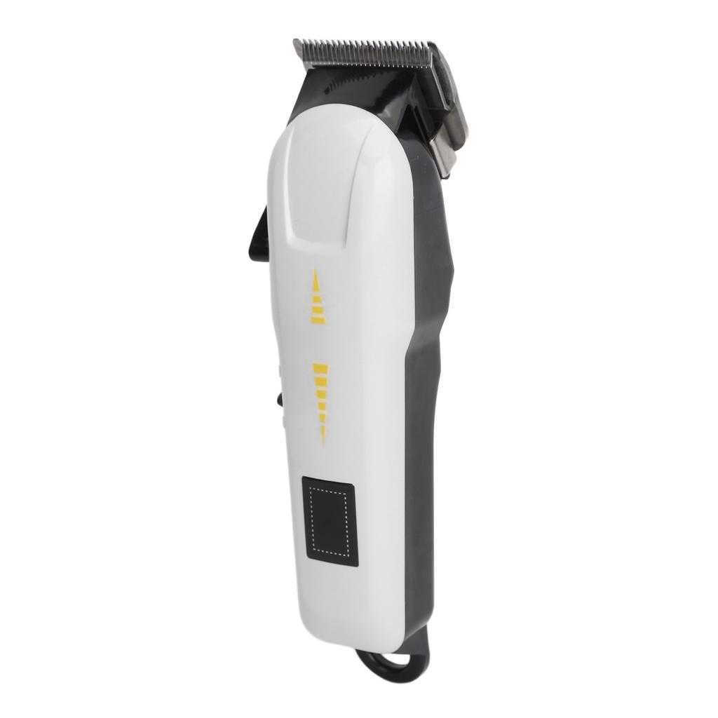 Electric Hair Clipper USB Rechargeable Curved Hair Grooming Trimmer with 4 Guide Combs