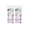 Mameita Kitchen Brush White 3 Types 3 Pieces Set of 2 Large: Width 2.5cm X Depth 2.5cm X Height 18cm Medium: Width 1.5cm X Depth 1.5cm X Height
