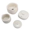 Mini Electric Stew Pot 200W 1L Ceramic Soup Porridge Cooker Anti Dry Burn Small Slow Cooker with