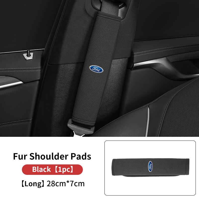For Ford Car Styling Seat Belt Shoulder Cover Neck Protector Auto Interior Accessories Focus Mk2 Mk3 Mk4 Fiesta Ranger Mondeo