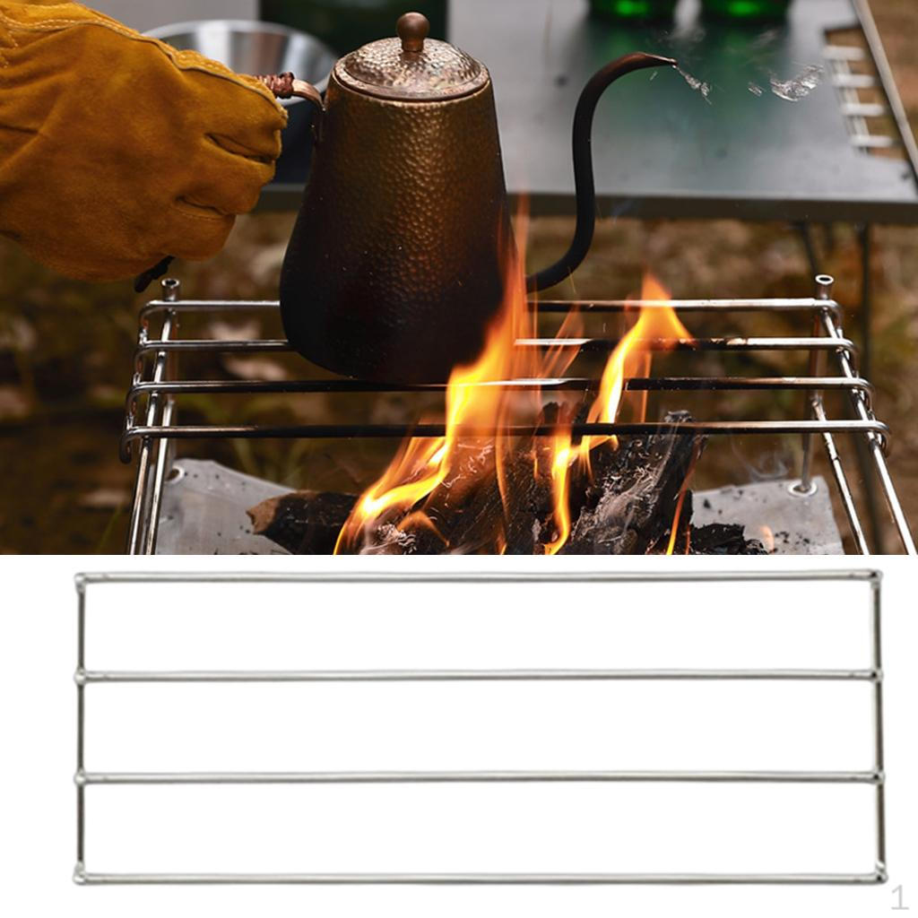 

Barbecue Net Pot Rack Grill Pan Baking Tray Mesh Outdoor Hiking Supplies L
