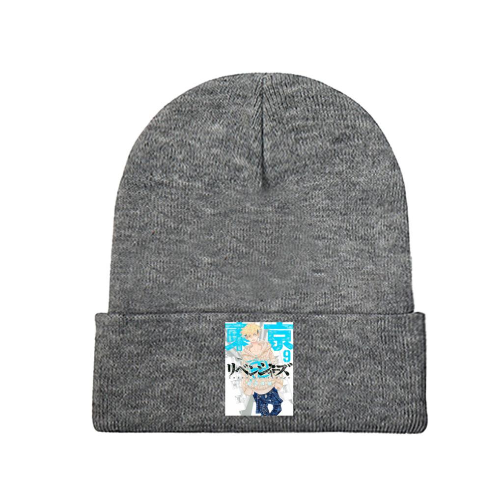 Chifuyu Tokyo Revengers Knitted Hat for Women Unisex Skullies Beanies Winter Hats Japan Anime Takemichi Hanagaki Warm Melon Cap