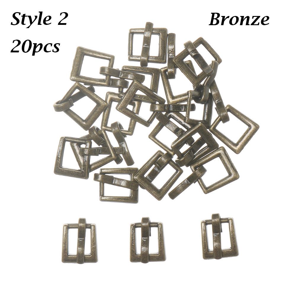 Girl Gift Toys Clothes Sewing Accessories Doll Bag Buckles Tri-glide Belt Buckle DIY Shoes Buttons