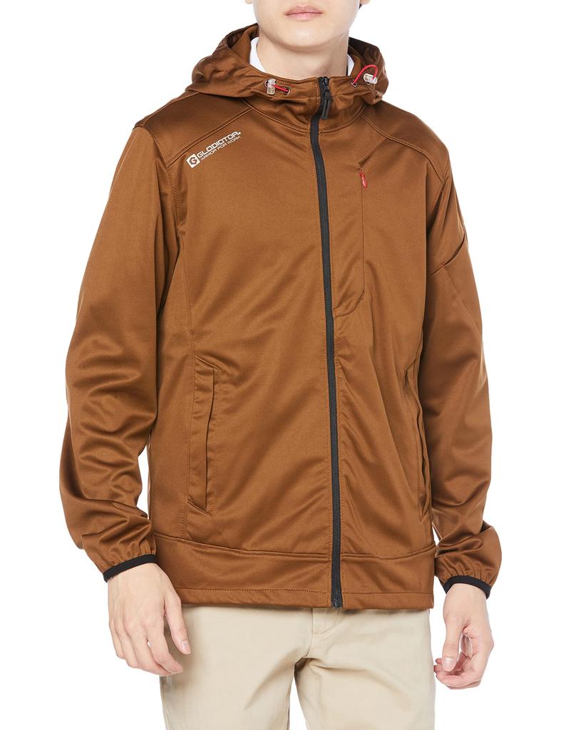 Větruodolná strečová mikina s kapucí Camel S [Cocos Nobuoka] G-2346