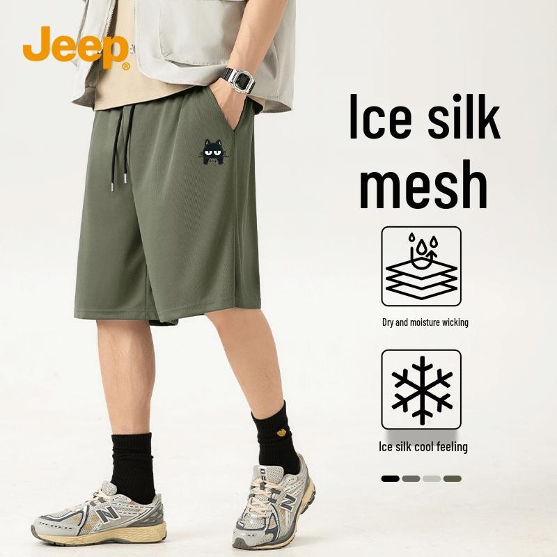 

JEEP Men s Ice Silk Mesh Quick-Dry Sports Shorts XL