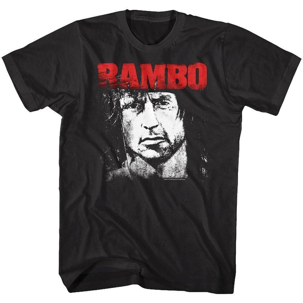 Rambo Stallone Close-Up Men T Shirt M