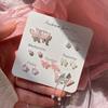 2025 Floral One-Week Earring Set for Girls