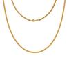ORSA JEWELS 925 Sterling Silver 2mm Franco Link Chain Necklace for Women Vintage Italian Silver Dainty Jewelry Accessories SC92