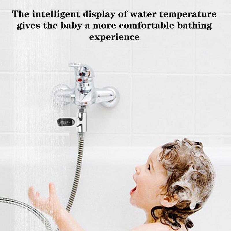 Monitor de temperatură a apei din cadă Electricitate Acasă Afișaj LED Robinete de duș Termometru de apă Contor de temperatură pentru baie pentru bebeluși