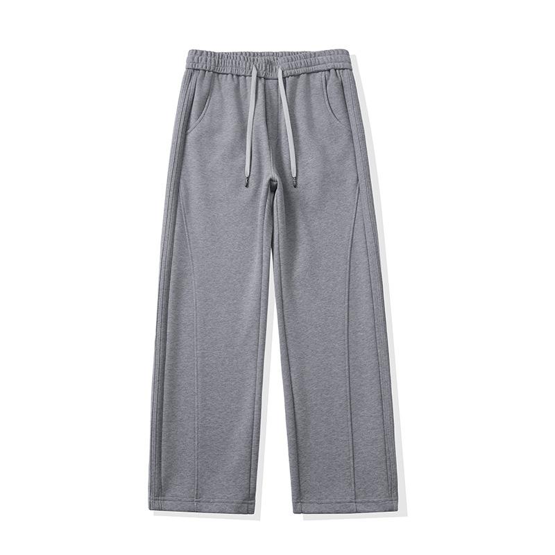 American trendy brand heavy sweatpants men's autumn and winter new men's loose straight casual pants wholesale