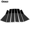 6Pcs Car Pillar Posts for KIA Optima K5 2016 2017 2018  Glossy Black Door Window Trim Cover Stickers Styling Accessories