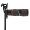 20X Long Focus Zoom Telephoto Lens with Clip for Smart Phone Tablet PC Black
