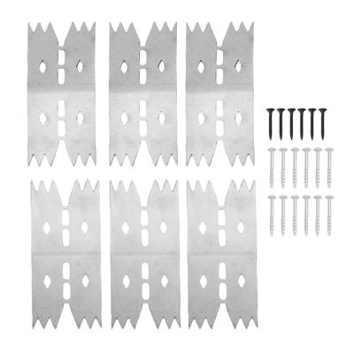 Slab Clamping Dogs for Woodworking Tools Stainless Steel Fastening Plate Clamp Tool for Accurate