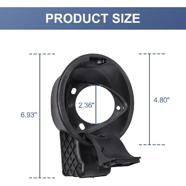 JDMSPEED New Fuel Filler Gas Cap Door Lid Housing 4L3Z9927936BA Replacement For Ford F-150 2004-2008