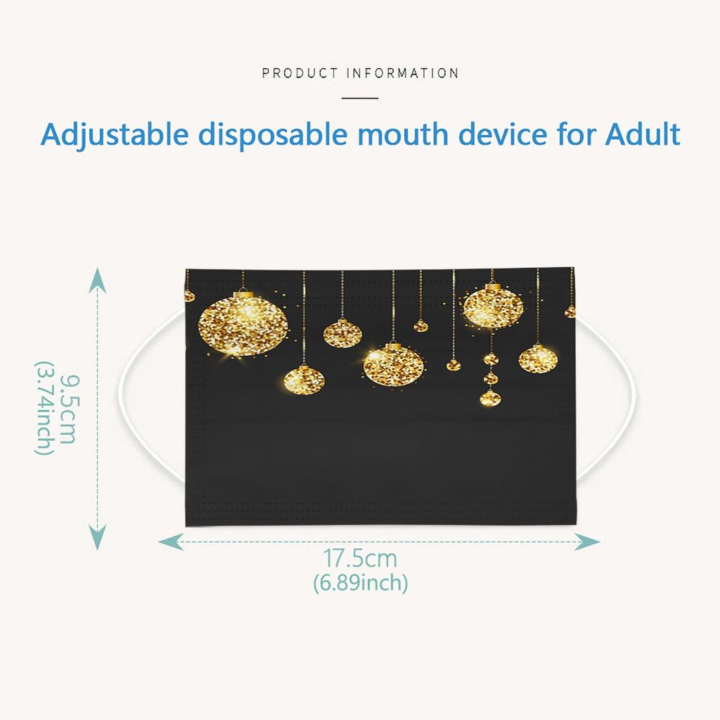50PC Disposable Masks Safety Masks For Men And Women Adult Masks