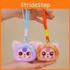 Cute Cat Head Plush Keychain Toy Children Backpack Decoration Festival Gifts