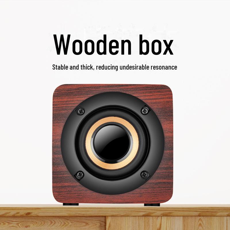 

Беспроводной Bluetooth мини-динамик в стиле ретро для мероприятий и подарков wood grain