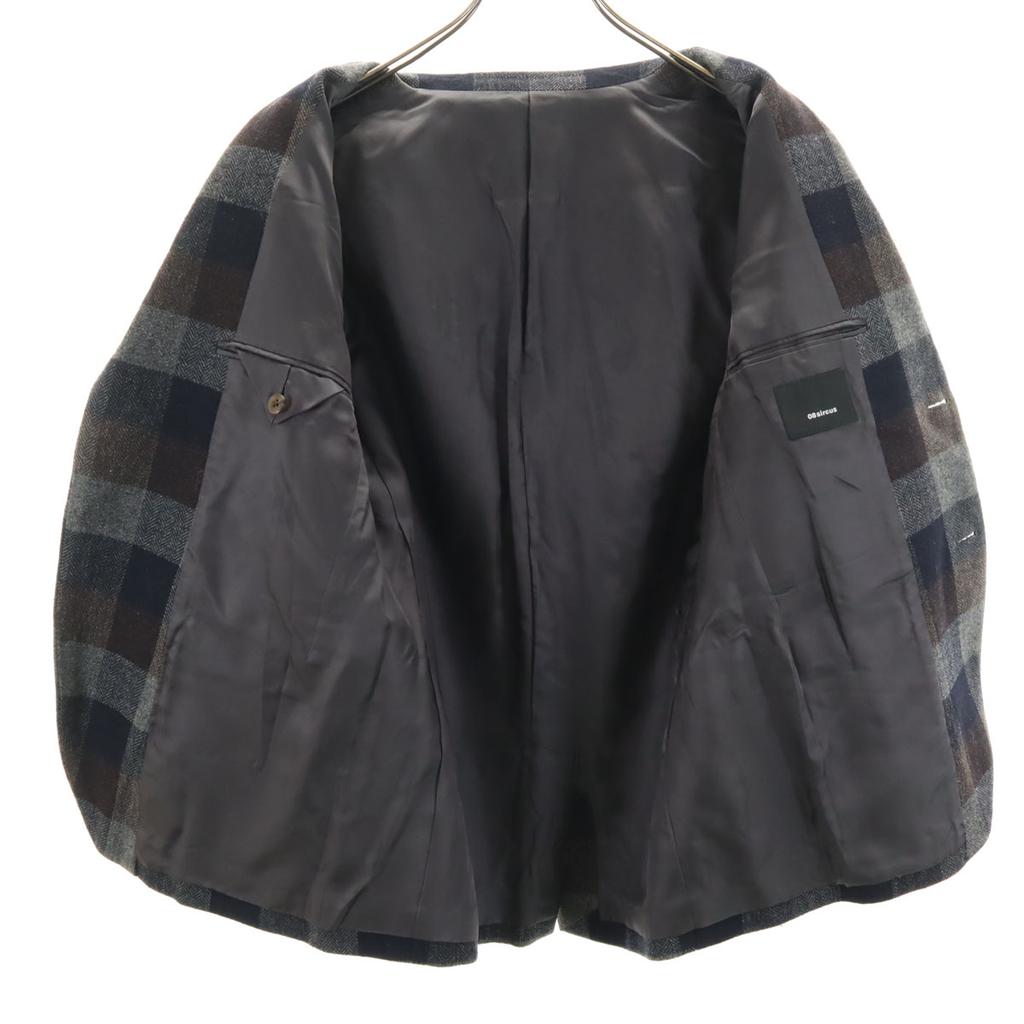 08sircus Check Pattern tailored jacket 2/48 gray Men's Used