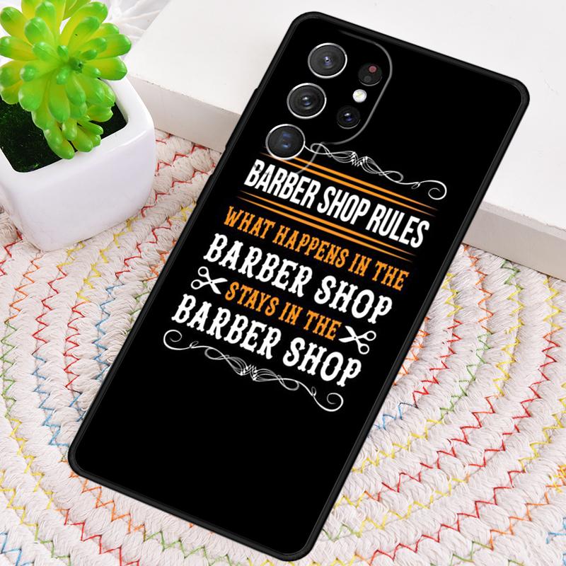 

Barber Stripes Scissors Phone Case for Samsung Galaxy note 10 pro S26 Ultra S23 S24 FE S25 S21 S22 PLUS shockproof Cove Galaxy S23 Ultra
