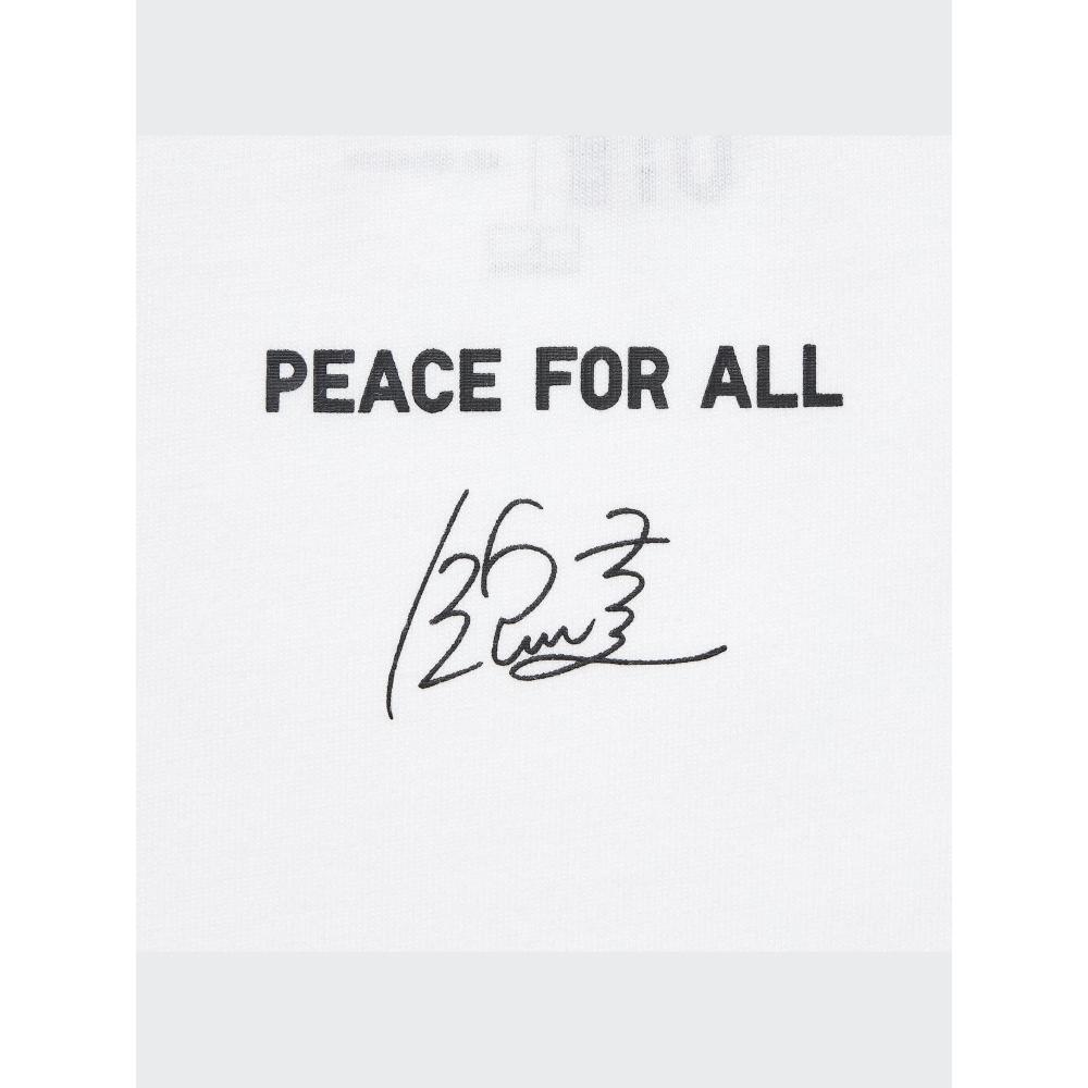 Uniqlo Peace For All Graphic T  shorT Sleeve Regular fiT  Kei Nishikori