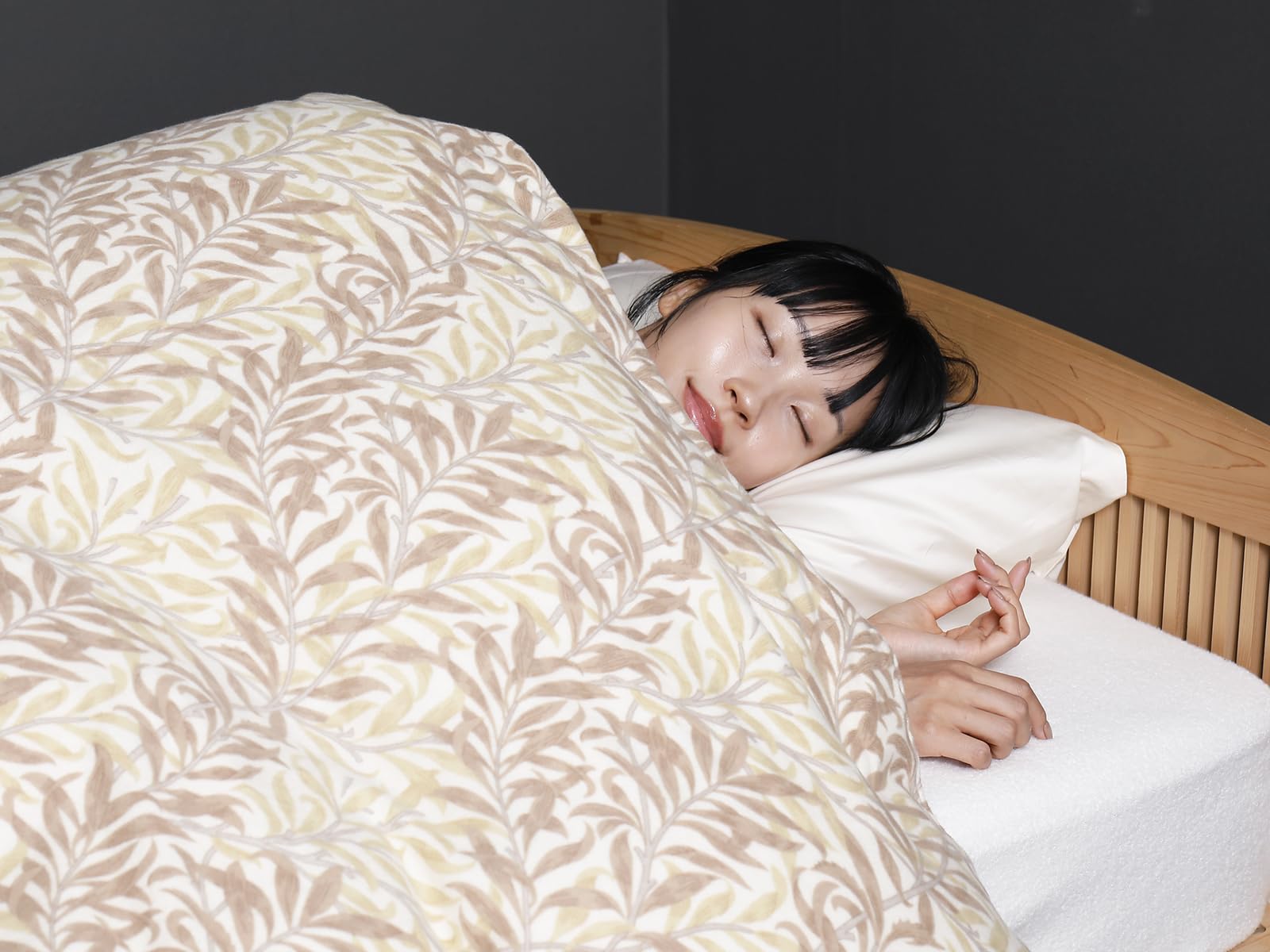 

Romance Kosugi Warm Pile Duvet Cover, Single Long, Beige, V&A (Victoria & Albert Museum) Willow Bow Design, Made in Japan