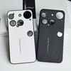 Für Nothing Phone 3 Hülle Kantenhülle Individuelle Metalltasten Verschiedene Ledertexturen Guter Griff Trendige Hülle Abdeckung