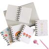 A7 Pocket Book Notebooks Small Flower Love Small Cute Side Flip Coil Book Student Mini Portable Flip Notepad