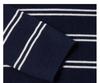 Jiang Xin's Spring 2026 Striped Wool Polo Knitwear with Contrasting Colors