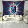 Trabzonspor Wandteppich Ästhetischer Wandbehang Bedruckte Stoffdecke Dekorative Wandteppiche für Schlafzimmer Wohnzimmer Heimdekoration