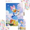 Daisy Duck Flower Bouquet Diamond Painting Handmade diy5D Mosaic Art Kit Home Decoration Gift