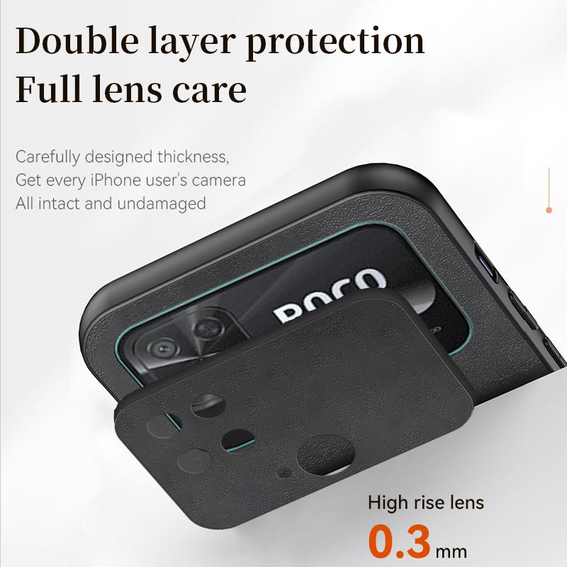For Xiaomi Poco C40 Case Car Magnetic Holder Phone Cases For Poxo Pocoo Little C40 C 40 PocoC40 Soft Silicone Leather Back Cover