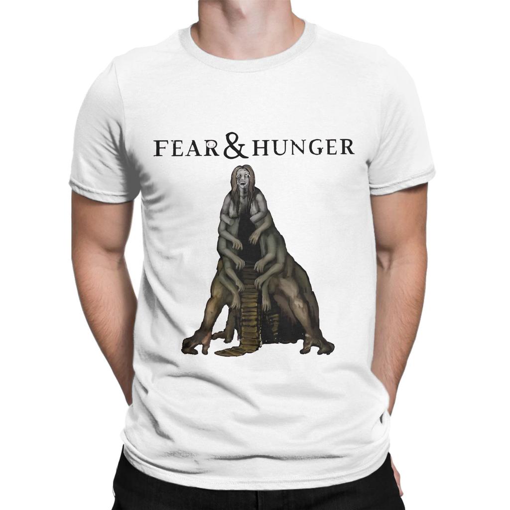 Fear and Hunger Termina  T-Shirt Summer  Popular T-Shirts Men's Cotton O Neck Plus Size 5XL Clothes Short-Sleeved Classic Tops