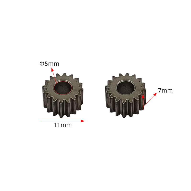 Durable Electric Hand Drill Gear 2Pcs 9-16 Teeth Parts Fit 550 775 Motor Shafts for Cordless Charging Drill Replacement