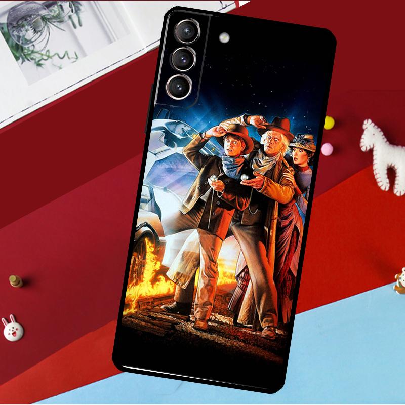 Back To The Future Case For Samsung Galaxy S23 S22 S21 Ultra S20 FE S9 S10 Note 10 Plus Note 20 Ultra Cover