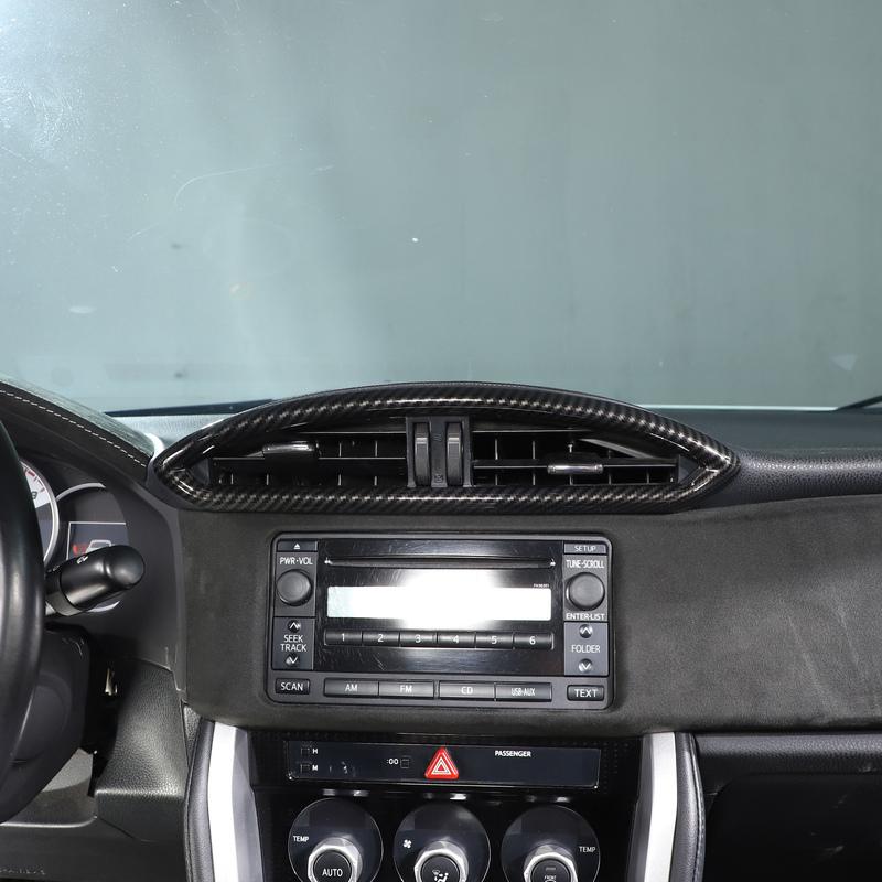 For Subaru BRZ 2012- ABS Car Center Console Air Outlet Frame Trim Cover Decorative Sticker Protection Car Accessories