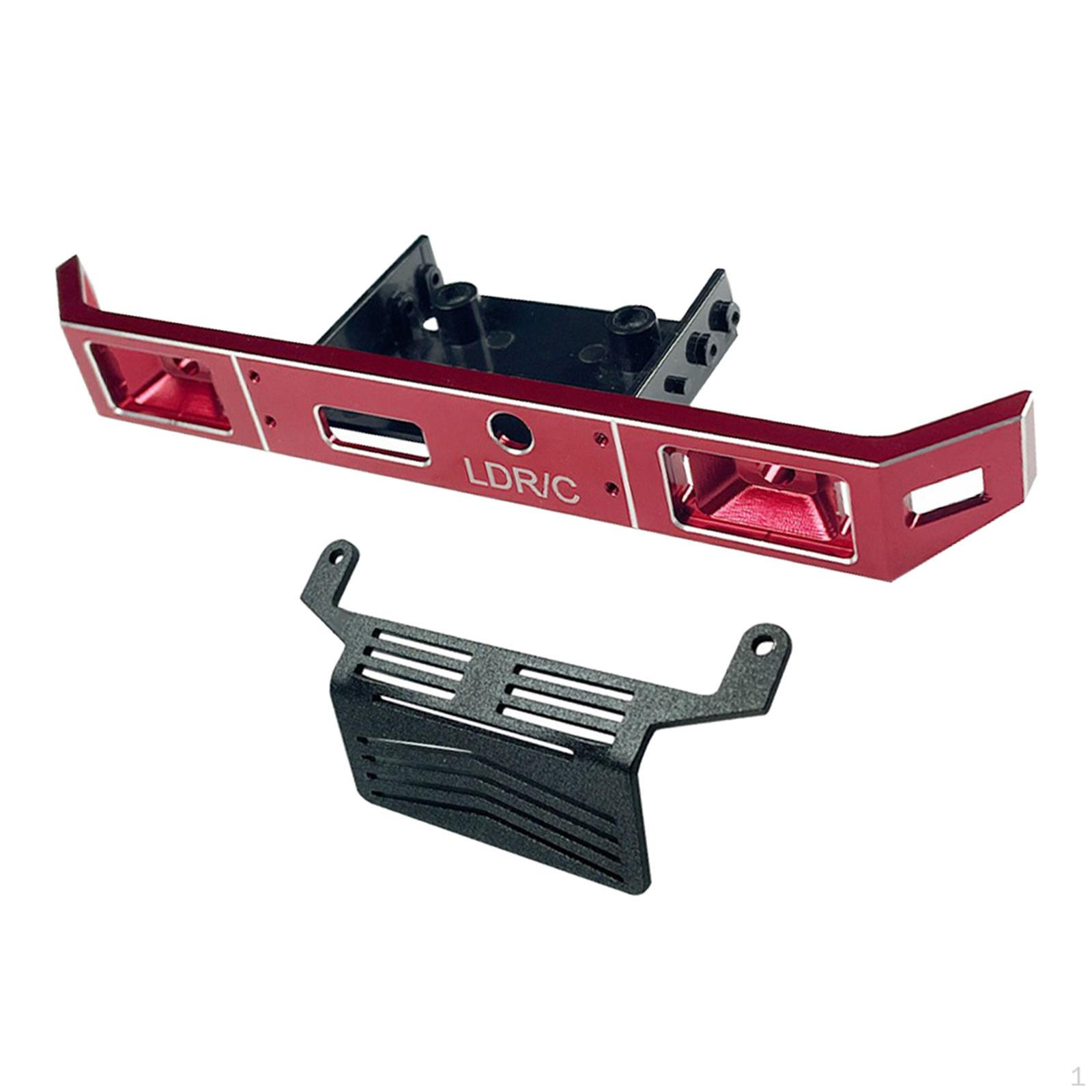 

Оновлення RC Передні бампери Аксесуари Протектор DIY Модифіковані частини Метал червоний