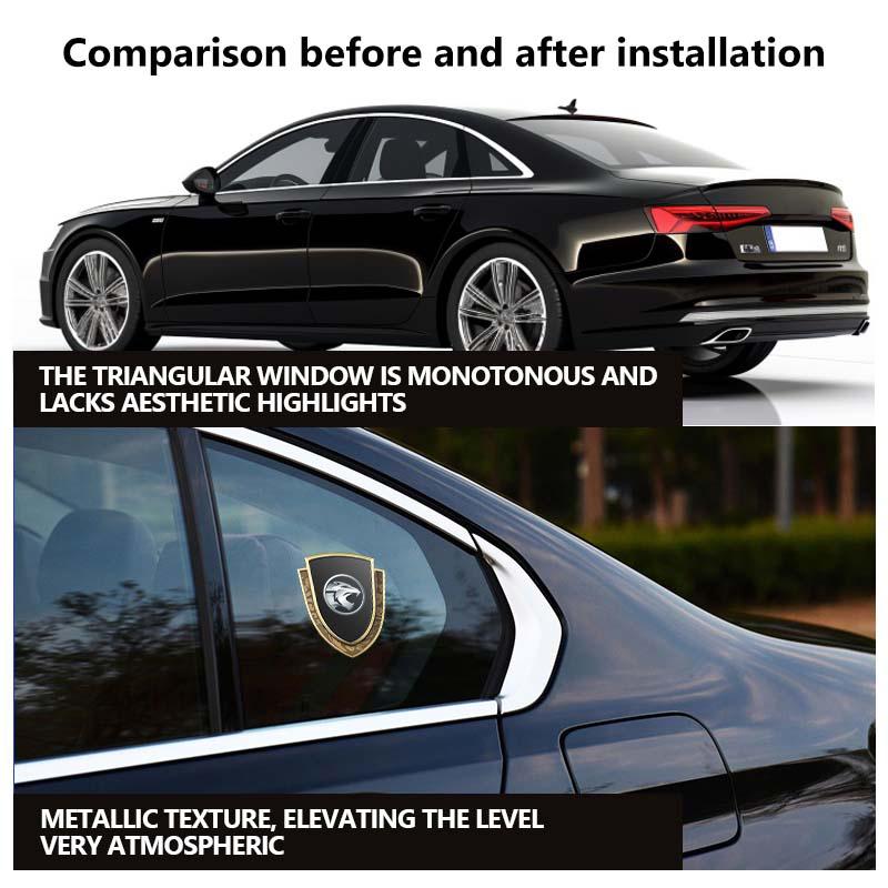 3D Metal Car Body Sticker Emblem Badge Rear Tail Trunk Decal Auto Accessories For Proton Wira Waja X50 X70 Preve Spira Satria