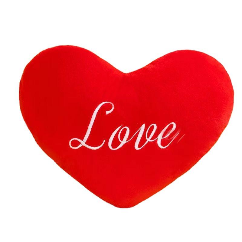 Cute Heart-shaped Plush Pillow For Girls Decorative And Soft Gift For Qixi Festival