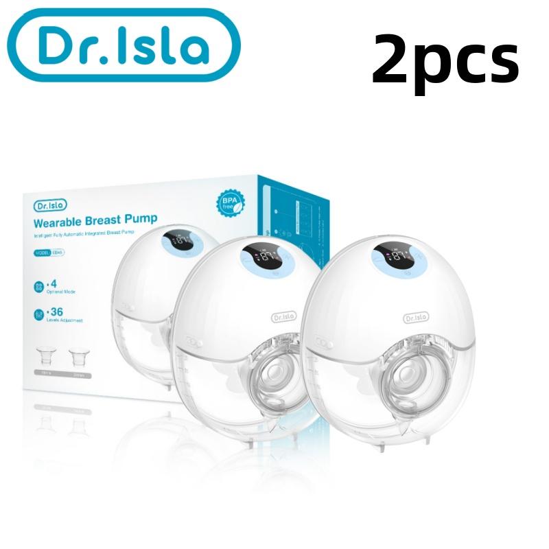 2pcs Electric Wearable Breast Milk Pump Hands Free BPA Free Low Noise Powerful Suction 4 Mode & 36 Levels Portable Breast Pump