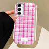 Pink Face Sun Stars Women Girls Phone Case for Samsung Galaxy A55 A56 A36 A26 A16 A53 A06 A14 A24 A34 A54 A15 A25 A35 A12 Cover