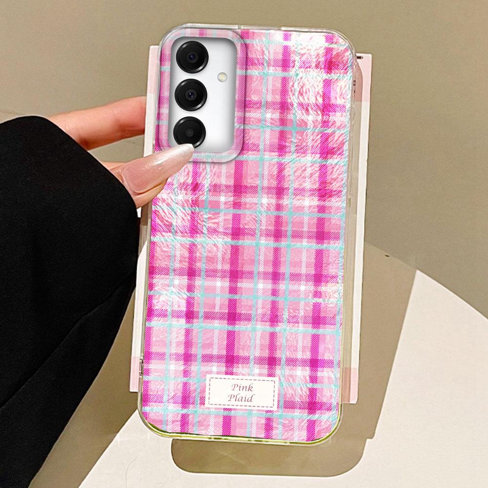 Pink Face Sun Stars Women Girls Phone Case for Samsung Galaxy A55 A56 A36 A26 A16 A53 A06 A14 A24 A34 A54 A15 A25 A35 A12 Cover