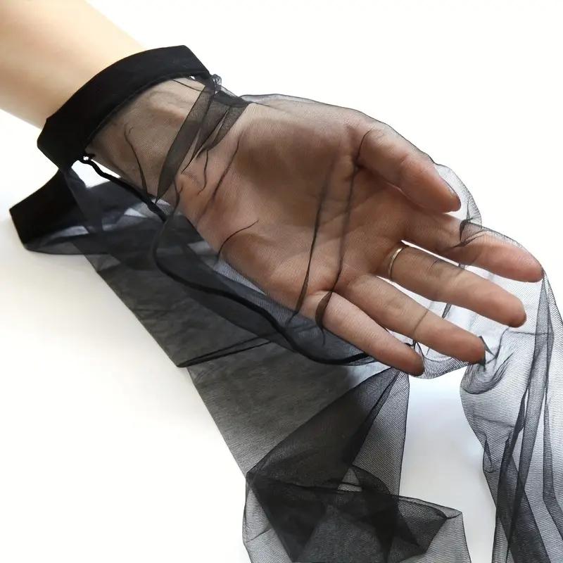 

1 пара ультратонких прозрачных колготок, с высокой талией, удобные, женские чулки и чулочно-носочные изделия One Size чёрный