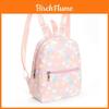 Womens Fashion Heart Print Nylon Backpack With Waterproof Design For Daily Use