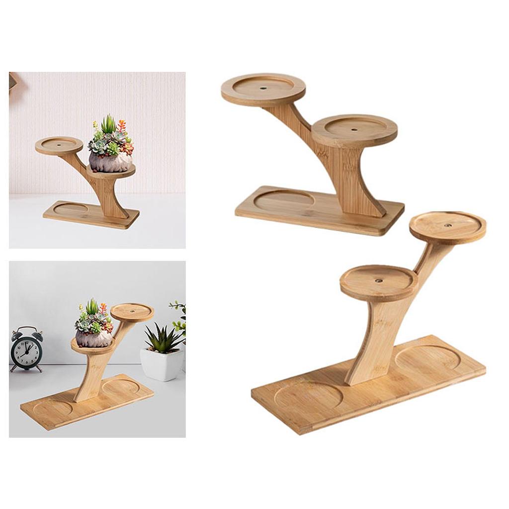 Wooden Plant Stand for FlowerPot Display and Organizer for Home and Patio