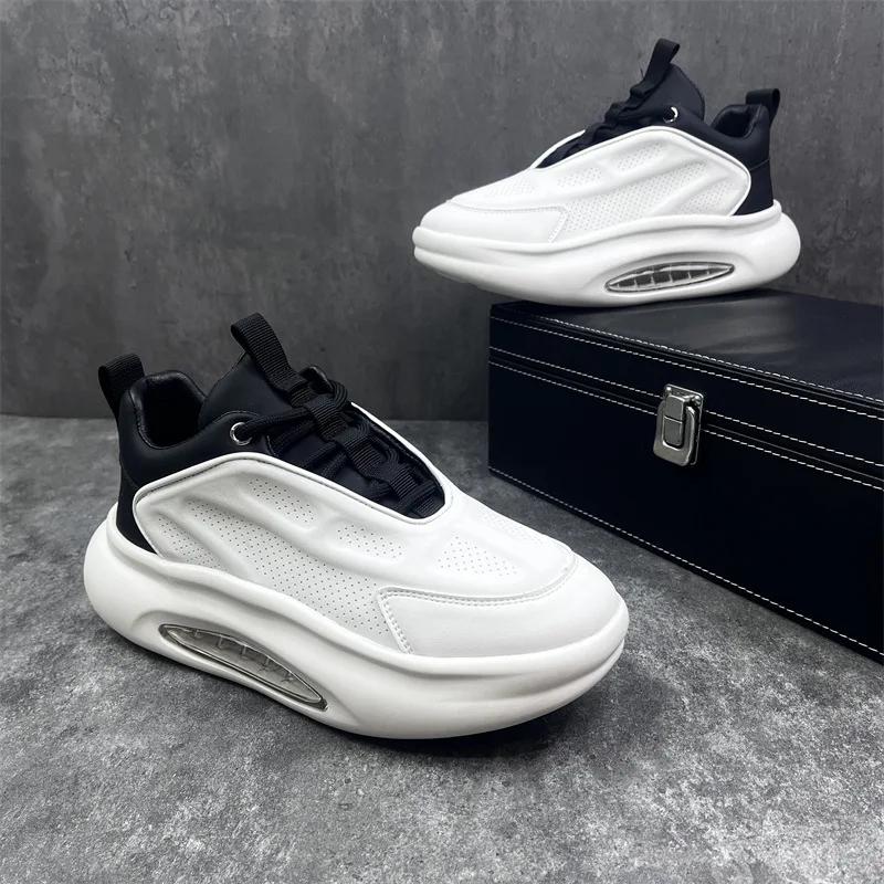 Fashion Men's Shoes 2024 New Summer Breathable Versatile Thick Sole Elevated Sports Casual Shoes Men Sneakers Designer Loafers Shoe Male