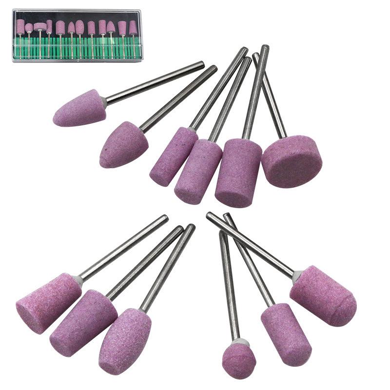 12-Piece Quartz Nail Polishing & Exfoliation Tool Set