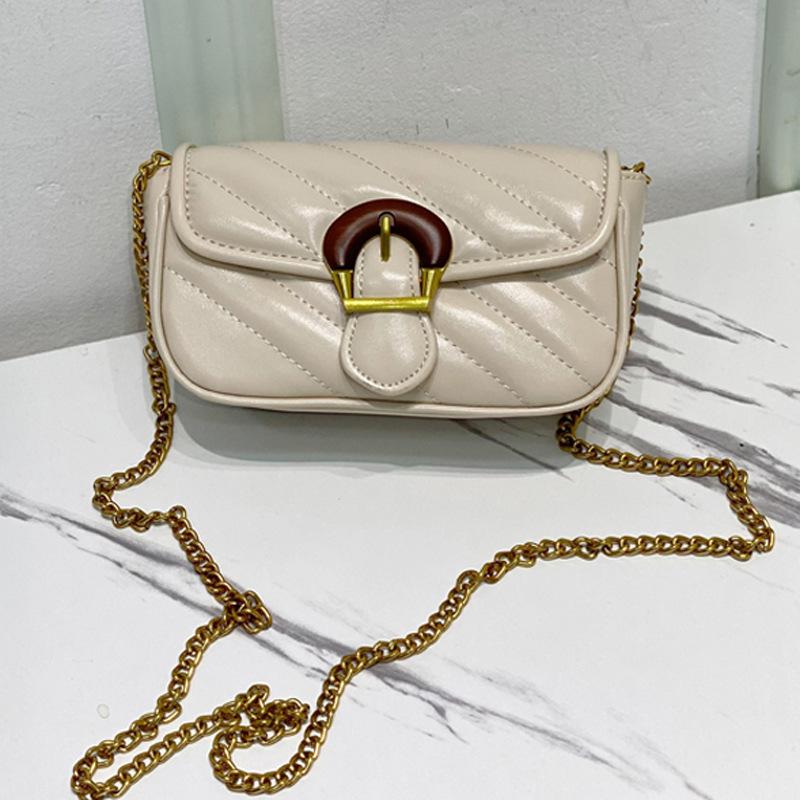 

Autumn and winter new trendy fashion high-end niche chain shoulder messenger bag versatile small square bag women